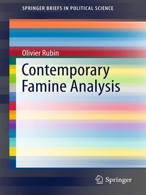 cover image of Contemporary Famine Analysis